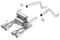 2005-2008 Chevrolet Corvette C6 Axle-Back Exhaust System S-TypeClassic Borla