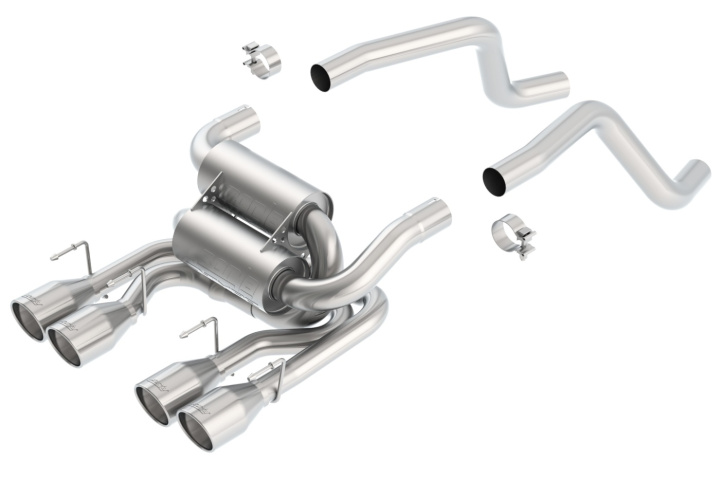 2005-2008 Chevrolet Corvette C6 Axle-Back Exhaust System S-TypeClassic Borla in the group Select car model / Chevrolet / Corvette C6 / Tuning / Exhaust at DDESIGN Scandinavia AB (bor11744)