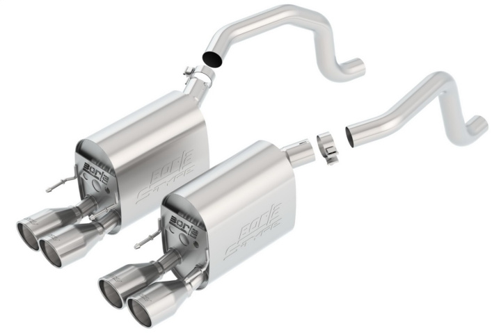 2009-2013 Chevrolet Corvette C6 Axle-Back Exhaust System S-Type II Borla in the group Select car model / Chevrolet / Corvette C6 / Tuning / Exhaust at DDESIGN Scandinavia AB (bor11811)