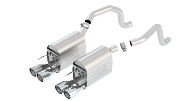 2009-2013 Chevrolet Corvette C6 Axle-Back Exhaust System ATAK Borla in the group Select car model / Chevrolet / Corvette C6 / Tuning / Exhaust at DDESIGN Scandinavia AB (bor11812)
