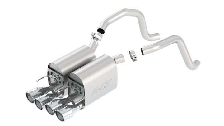 2005-2008 Chevrolet Corvette C6 Axle-Back Exhaust System Touring Borla in the group Select car model / Chevrolet / Corvette C6 / Tuning / Exhaust at DDESIGN Scandinavia AB (bor11814)