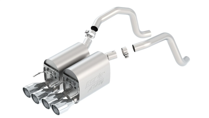 2005-2008 Chevrolet Corvette C6 Axle-Back Exhaust System ATAK Borla in the group Select car model / Chevrolet / Corvette C6 / Tuning / Exhaust at DDESIGN Scandinavia AB (bor11816)