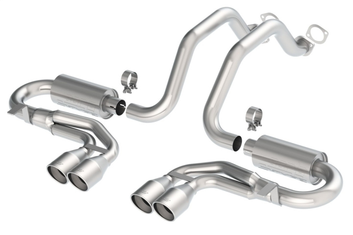 1997-2004 Chevrolet Corvette / Corvette Z06 C5 Cat-Back Exhaust System S-TypeClassic Borla in the group Select car model / Chevrolet / Corvette C5 / Tuning / Exhaust at DDESIGN Scandinavia AB (bor140038)