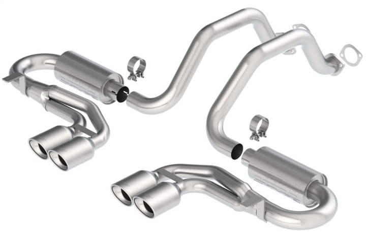 1997-2004 Chevrolet Corvette / Corvette Z06 C5 Cat-Back Exhaust System S-TypeClassic Borla in the group Select car model / Chevrolet / Corvette C5 / Tuning / Exhaust at DDESIGN Scandinavia AB (bor140039)