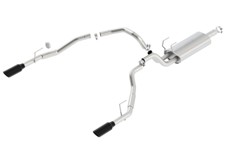2009 Dodge Ram 1500 / 2010-2018 Ram 1500 / 2019-2020 Ram Classic 1500 ONLY Cat-Back Exhaust System S-TypeBorla in the group Select car model / Dodge / Ram 09-18 / Tuning / Exhaust at DDESIGN Scandinavia AB (bor140308BC)