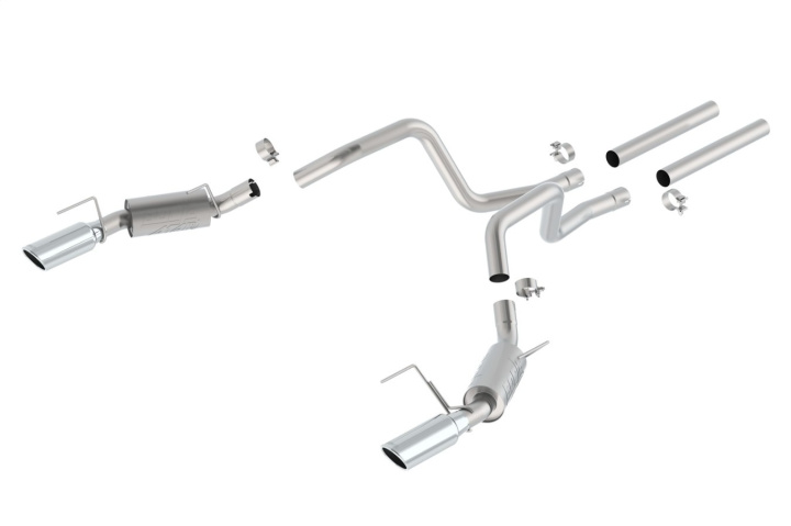 Mustang GT 2010 Cat-Back Exhaust System ATAK Borla in the group Select car model / Ford / Mustang 05-14 / Tuning / Exhaust / Catbacks at DDESIGN Scandinavia AB (bor140329)