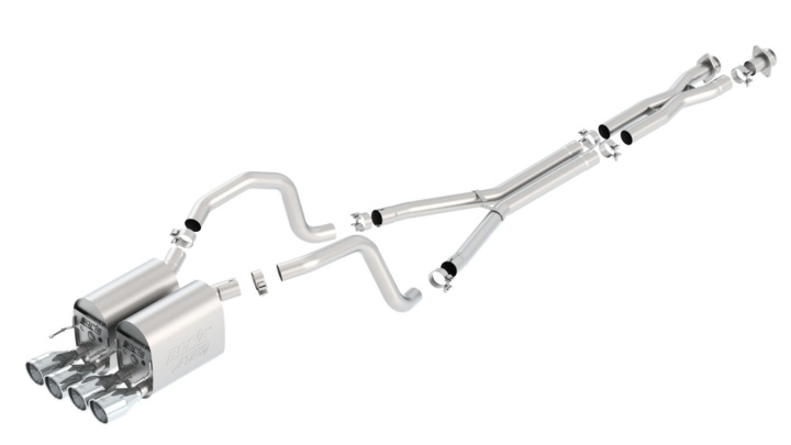 2005-2008 Chevrolet Corvette C6 Cat-Back Exhaust System ATAK Borla in the group Select car model / Chevrolet / Corvette C6 / Tuning / Exhaust at DDESIGN Scandinavia AB (bor140453)