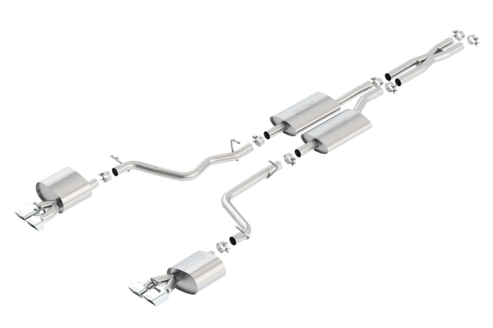 2011-2014 Dodge Challenger SE / SXT V6 Cat-Back Exhaust System S-Type Borla in the group Select car model / Dodge / Challenger 08+ / Tuning / Exhaust at DDESIGN Scandinavia AB (bor140482)