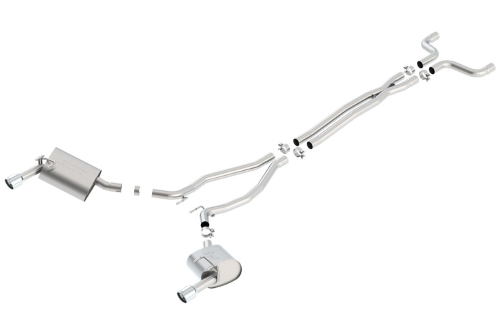 2014-2015 Chevrolet Camaro V6 Cat-Back Exhaust System S-Type Borla in the group Select car model / Chevrolet / Camaro Gen.5 10-15 / Tuning / Exhaust at DDESIGN Scandinavia AB (bor140526)