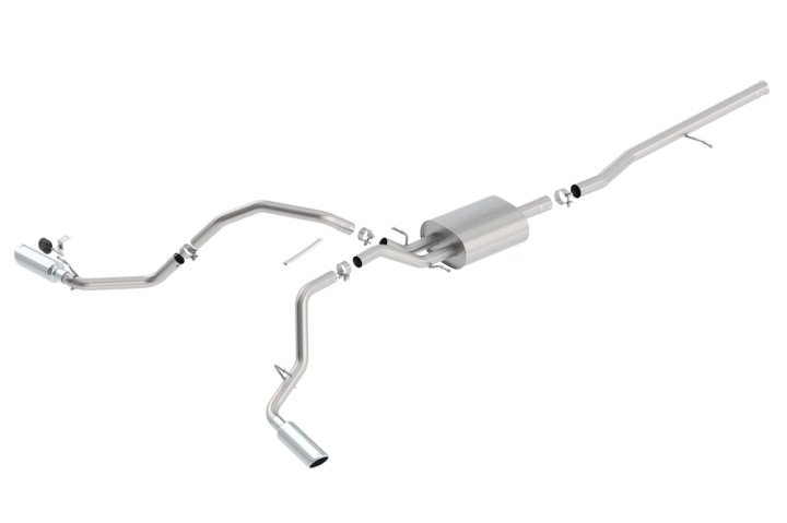2014-2019 Chevrolet Silverado 1500 / GMC Sierra 1500 Cat-Back Exhaust System S-TypeBorla in the group Select car model / Chevrolet / Silverado 14+ / Tuning / Exhaust at DDESIGN Scandinavia AB (bor140545)