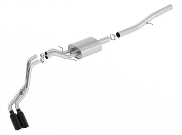 2014-2018 Chevrolet Silverado 1500 / GMC Sierra 1500 Cat-Back Exhaust System ATAKBorla in the group Select car model at DDESIGN Scandinavia AB (bor140577BC)