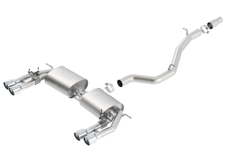 8V S3 2015-2020 Cat-Back Exhaust System S-Type Borla in the group Select car model / Audi / A3 - S3 - RS3 (8V) 2012-2019 / Tuning / Exhaust at DDESIGN Scandinavia AB (bor140631)