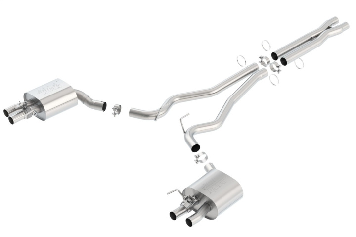 2015-2020 Ford Mustang Shelby GT350 Cat-Back Exhaust System ATAK Borla in the group Select car model / Ford / Mustang 15-17 / Tuning / Exhaust / Catbacks at DDESIGN Scandinavia AB (bor140684)