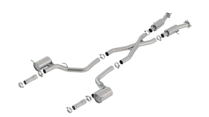 2018-2021 Jeep Grand Cherokee Trackhawk WK2 Cat-Back Exhaust System ATAK Borla in the group Select car model / Jeep / Grand Cherokee WK2 2011-2020 / Tuning at DDESIGN Scandinavia AB (bor140756)