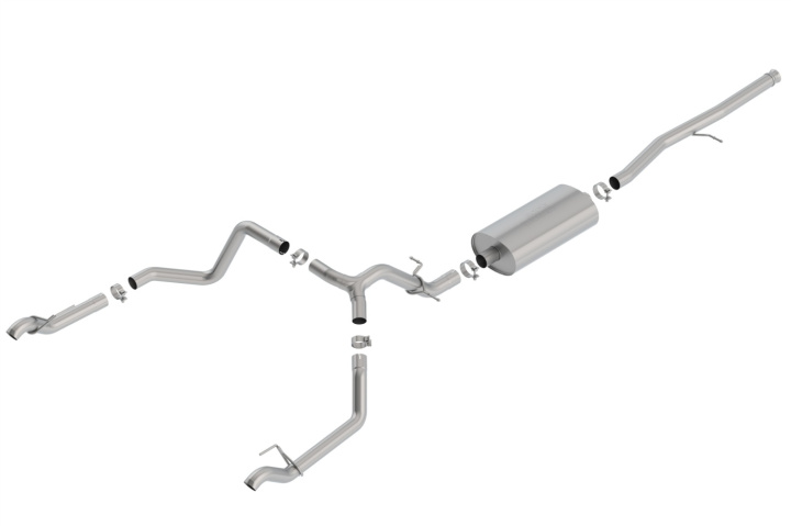 Silverado / Sierra 1500 2019-2022 Cat-Back Exhaust System Touring Borla in the group Select car model / Chevrolet / Silverado 14+ / Tuning / Exhaust at DDESIGN Scandinavia AB (bor140767)