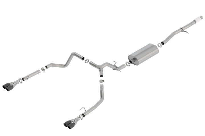 Silverado / Sierra 1500 2019-2022 Cat-Back Exhaust System Touring Borla in the group Select car model / Chevrolet / Silverado 14+ / Tuning / Exhaust at DDESIGN Scandinavia AB (bor140768BC)