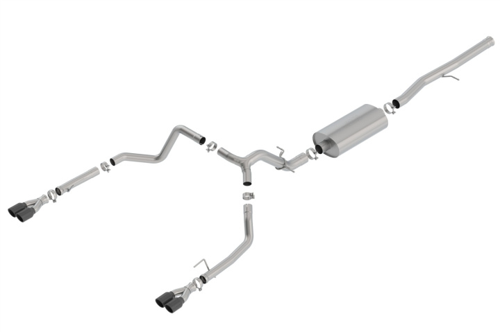 Silverado / Sierra 1500 2019-2022 Cat-Back Exhaust System Touring Borla in the group Select car model / Chevrolet / Silverado 14+ / Tuning / Exhaust at DDESIGN Scandinavia AB (bor140772BC)