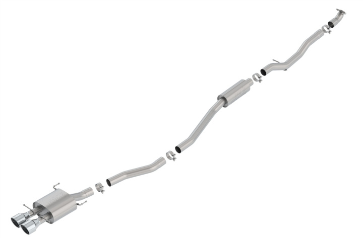 2017-2021 Honda Civic Si Cat-Back Exhaust System S-Type Borla in the group Select car model / Honda / Civic FC - FK Standard 16-21 / Tuning / Exhaust at DDESIGN Scandinavia AB (bor140777)