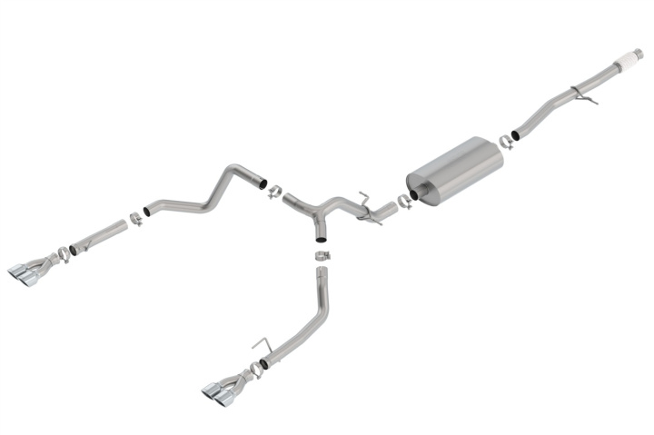 Silverado / Sierra 1500 2019-2022 Cat-Back Exhaust System Touring Borla in the group Select car model / Chevrolet / Silverado 14+ / Tuning / Exhaust at DDESIGN Scandinavia AB (bor140780)