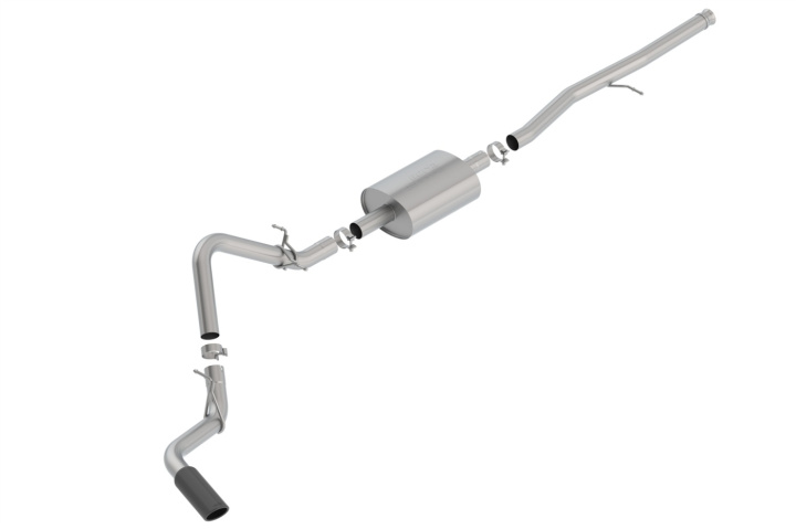 Silverado / Sierra 1500 2019-2022 Cat-Back Exhaust System S-Type Borla in the group Select car model / Chevrolet / Silverado 14+ / Tuning / Exhaust at DDESIGN Scandinavia AB (bor140794BC)