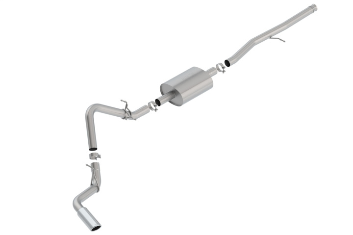 Silverado / Sierra 1500 2019-2022 Cat-Back Exhaust System S-Type Borla in the group Select car model / Chevrolet / Silverado 14+ / Tuning / Exhaust at DDESIGN Scandinavia AB (bor140794)