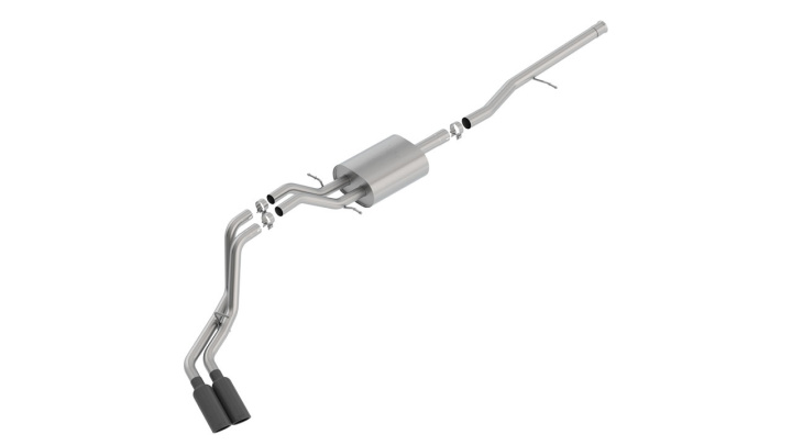 2014-2019 Chevrolet Silverado 1500 / GMC Sierra 1500 Cat-Back Exhaust System ATAKBorla in the group Select car model at DDESIGN Scandinavia AB (bor140797BC)