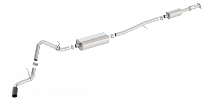 Silverado / Sierra 1500 2019-2022 Cat-Back Exhaust System S-Type Borla in the group Select car model / Chevrolet / Silverado 14+ / Tuning / Exhaust at DDESIGN Scandinavia AB (bor140800BC)