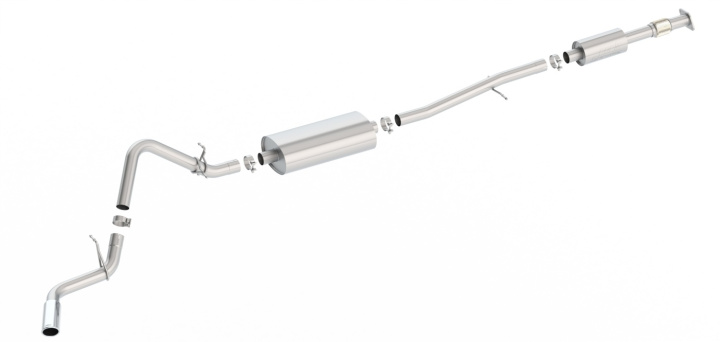 Silverado / Sierra 1500 2019-2022 Cat-Back Exhaust System S-Type Borla in the group Select car model / Chevrolet / Silverado 14+ / Tuning / Exhaust at DDESIGN Scandinavia AB (bor140800)