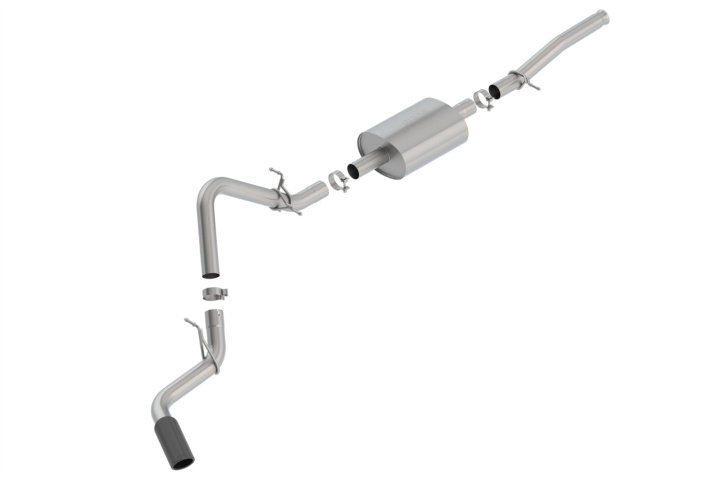 Silverado / Sierra 1500 2019-2022 Cat-Back Exhaust System S-Type Borla in the group Select car model / Chevrolet / Silverado 14+ / Tuning / Exhaust at DDESIGN Scandinavia AB (bor140805BC)