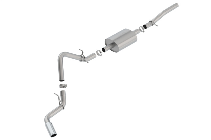Silverado / Sierra 1500 2019-2022 Cat-Back Exhaust System S-Type Borla in the group Select car model / Chevrolet / Silverado 14+ / Tuning / Exhaust at DDESIGN Scandinavia AB (bor140805)