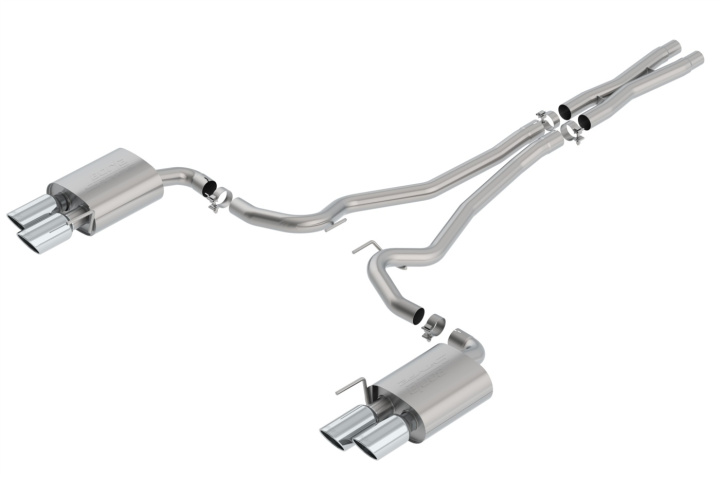 2018-2021 Ford Mustang GT Convertible Cat-Back Exhaust System S-Type Borla in the group Select car model / Ford / Mustang 18-23 / Tuning / Exhaust / Catbacks at DDESIGN Scandinavia AB (bor140807)