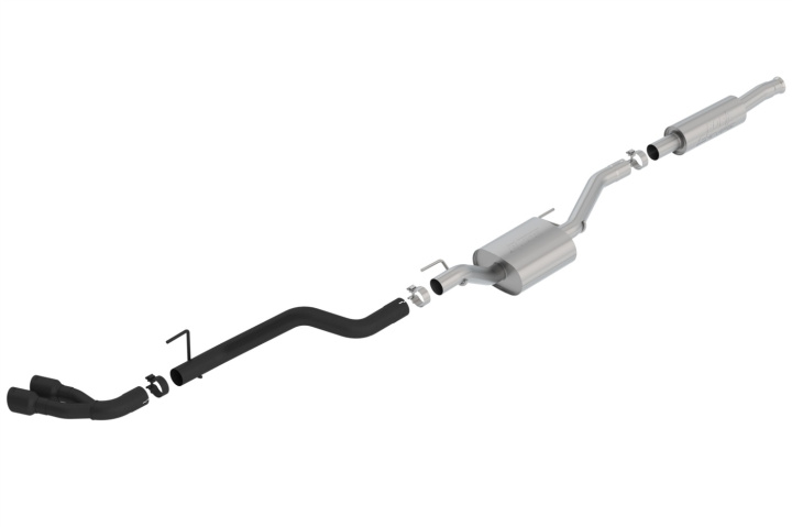 2020-2021 Jeep Gladiator JT Cat-Back Exhaust System S-Type Borla in the group Select car model / Jeep / Gladiator JT 2019+ / Tuning at DDESIGN Scandinavia AB (bor140812CB)
