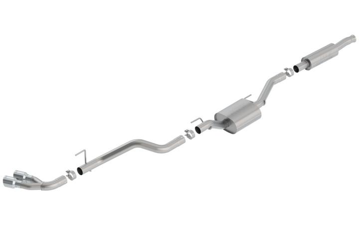 2020-2021 Jeep Gladiator JT Cat-Back Exhaust System S-Type Borla in the group Select car model / Jeep / Gladiator JT 2019+ / Tuning at DDESIGN Scandinavia AB (bor140812)