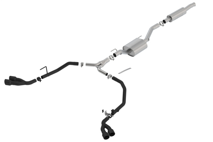 2020-2021 Jeep Gladiator JT Cat-Back Exhaust System S-Type Borla in the group Select car model / Jeep / Gladiator JT 2019+ / Tuning at DDESIGN Scandinavia AB (bor140815CB)