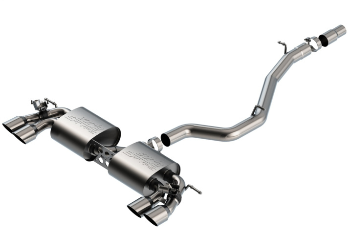2018-2019 Volkswagen Golf R MK7.5 2.0L 4 Cyl. Turbo Cat-Back Exhaust System S-TypeBorla in the group Select car model / VW / Golf 7 R 12-19 / Tuning / Exhaust at DDESIGN Scandinavia AB (bor140830SB)