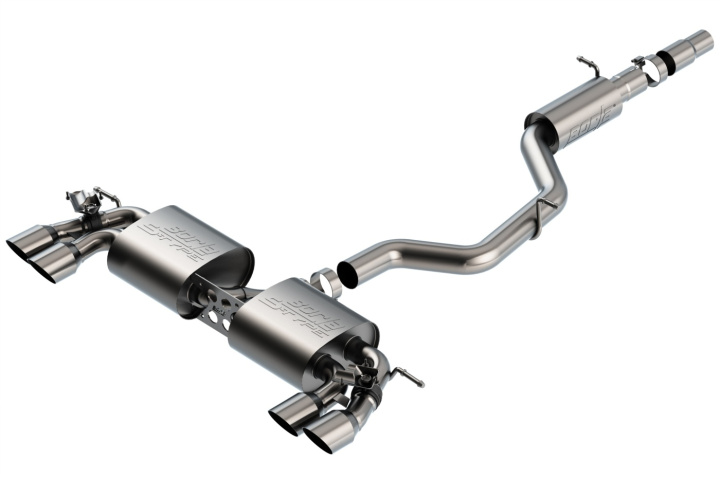 2018-2019 Volkswagen Golf R MK7.5 2.0L 4 Cyl. Turbo Cat-Back Exhaust System S-TypeBorla in the group Select car model / VW / Golf 7 R 12-19 / Tuning / Exhaust at DDESIGN Scandinavia AB (bor140831SB)