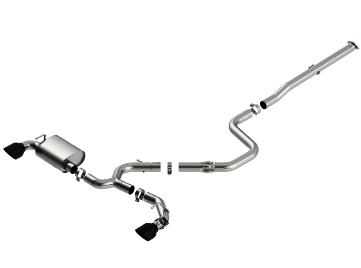 2019-2020 Hyundai Veloster N Cat-Back Exhaust System ATAK Borla in the group Select car model / Hyundai / Veloster (JS) 2018+ at DDESIGN Scandinavia AB (bor140832BC)