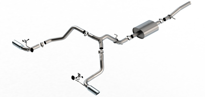 Silverado / Sierra 1500 2019-2022 Cat-Back Exhaust System S-Type Borla in the group Select car model / Chevrolet / Silverado 14+ / Tuning / Exhaust at DDESIGN Scandinavia AB (bor140842)