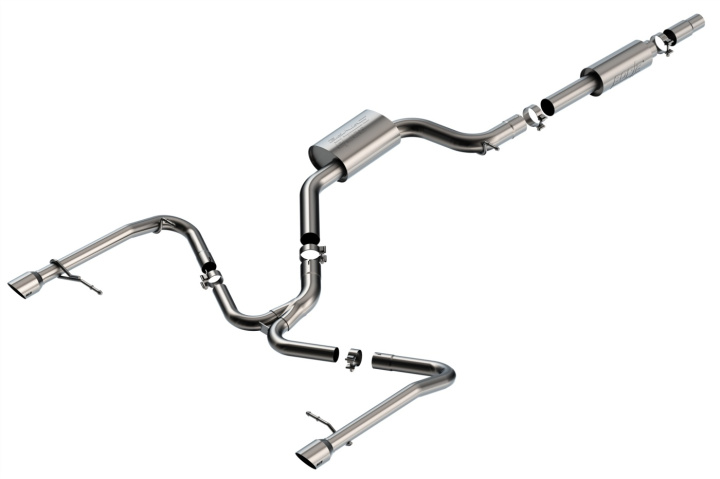 2019-2021 Volkswagen Jetta GLI MK7 2.0L Cat-Back Exhaust System S-Type Borla in the group Select car model / VW / Jetta 7 2018+ at DDESIGN Scandinavia AB (bor140850SB)