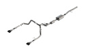 Chevy Silverado 1500 6.2L V8 2024+ S-Type Catback Exhaust w/ Simulator - Black Chrome Borla