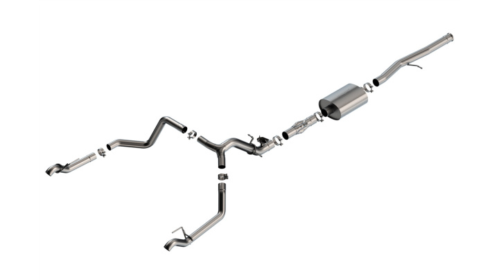 Borla 2024 Chevy Silverado 1500 6.2L V8 ATAK Catback Exhaust (Use Fact Fascia Tips) in the group Select car model / Chevrolet / Silverado 14+ / Tuning at DDESIGN Scandinavia AB (bor140996)