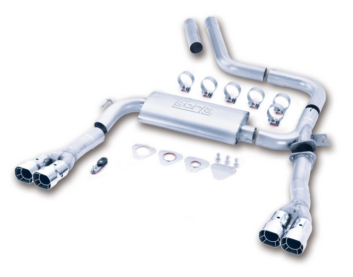1998-2002 Chevrolet Camaro SS / Camaro Z/28 / Pontiac Trans-Am / Firebird / Formula Firebird Cat-Back Exhaust System S-TypeBorla in the group Select car model / Chevrolet / Camaro Gen.4 93-02 / Tuning / Exhaust at DDESIGN Scandinavia AB (bor14780)