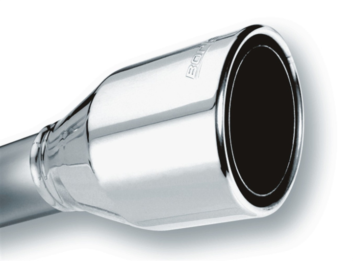 Tip 2.5in Inlet / 4.5in Outlet Single Round Rolled Angle-Cut Phantom Borla in the group Tuning / Exhaust and Manifold / Exhaust tips at DDESIGN Scandinavia AB (bor20247)
