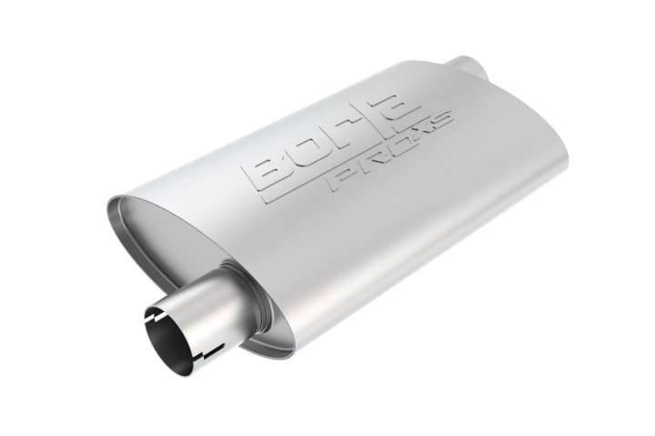 ProXS Muffler 2in Offset Inlet / 2in Center Outlet 4in x 9.5in Oval x 14in Long Body Notched Necks Borla in the group Tuning / Exhaust and Manifold / Mufflers & Inserts / Borla Muffler at DDESIGN Scandinavia AB (bor400488)
