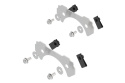 CrateMuffler Endplate Bracket Kit. Bolts To Endplate Of CrateMuffler, Hanger Can Be Welded To Bracket. Borla