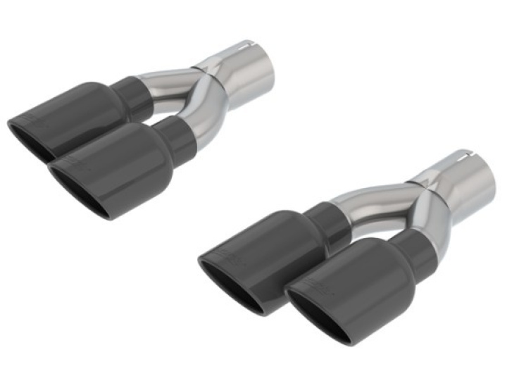 2018-2021 Jeep Grand Cherokee Trackhawk WK2 Tip Kit Dual Round Rolled Angle-Cut Black Chrome Borla in the group Select car model / Jeep / Grand Cherokee WK2 2011-2020 / Tuning at DDESIGN Scandinavia AB (bor60672BC)