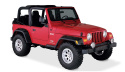 Jeep Wrangler 1997–2006 Fender Flares Pocket Style 4Pc Bushwacker