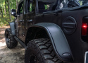 Jeep Wrangler 2018–2025 Fender Flares Flat Style 4Pc Bushwacker