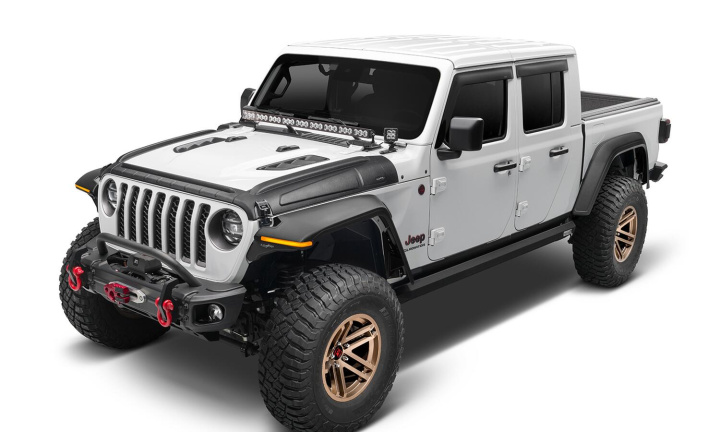Jeep 392 2020–2025 Trail Armor Hood Guard Bushwacker in the group Select car model / Jeep / Wrangler JL 2018+ / Styling at DDESIGN Scandinavia AB (bus14131)