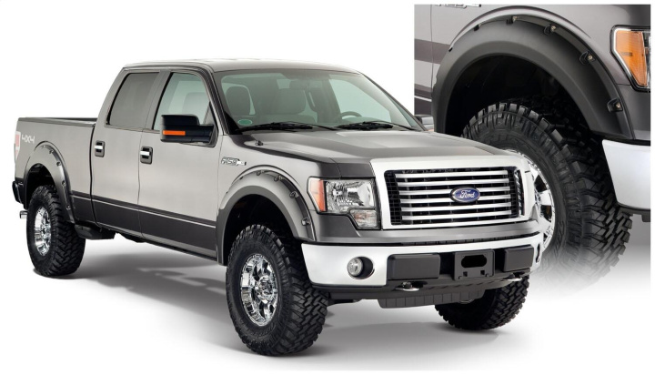 Ford F 150 2009–2014 Fender Flares Pocket Style 4Pc Bushwacker in the group Select car model / Ford / F-150 09-14 / Styling at DDESIGN Scandinavia AB (bus20929-02)
